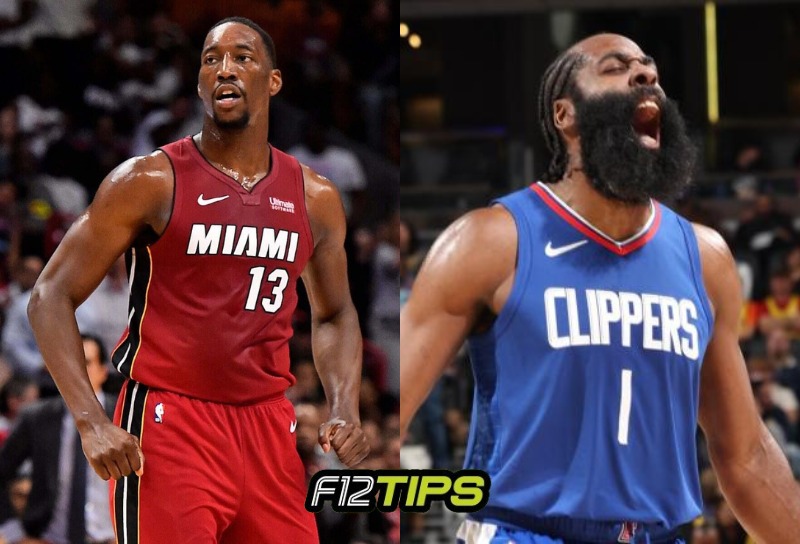 Miami Heat x Los Angeles Clippers: Ben Adebayo x James Harden