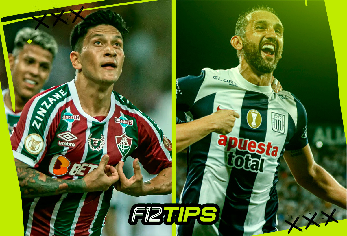 Jogadores de Fluminense x Alianza Lima em quadro personalizado do F12Tips
