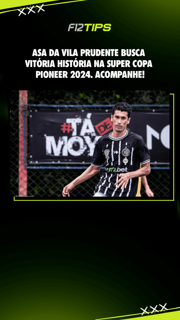 Asa da Vila Prudente busca vitória história na Super Copa Pioneer 2024; acompanhe