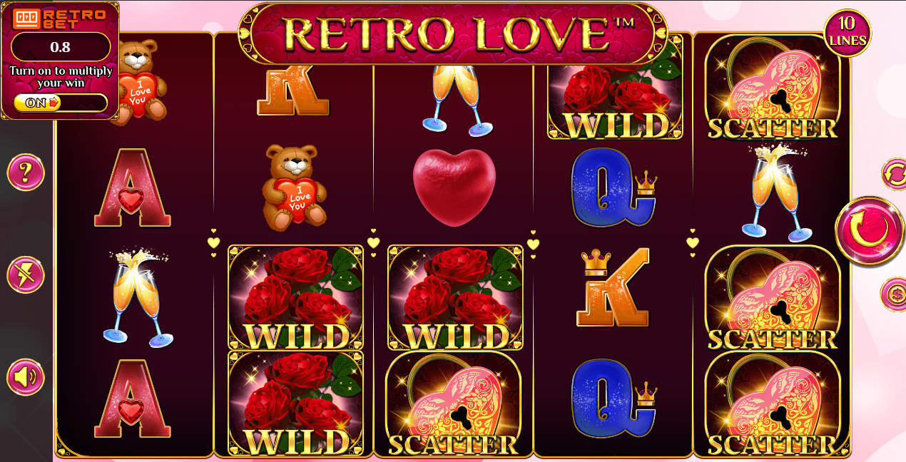 Jogo de cassino - Retro Love