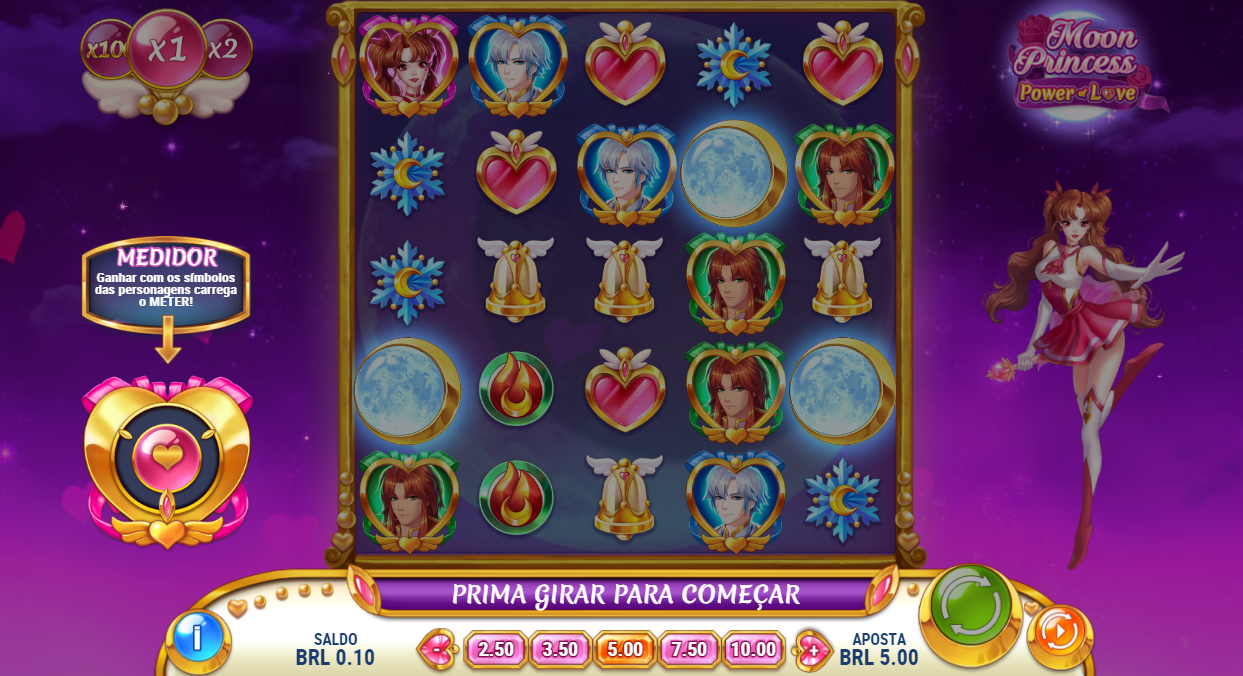 Jogo de cassino - Moon Princess Power Of Love