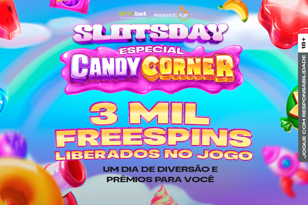 Slots Day faz sucesso no cassino da F12.Bet; confira o Especial Candy Corner