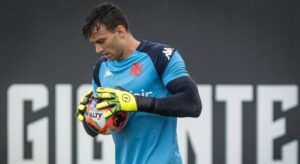 Imagem do Goleiro Léo Jardim em treino pelo Vasco. Foto: Dikran Sahagian/Vasco da Gama