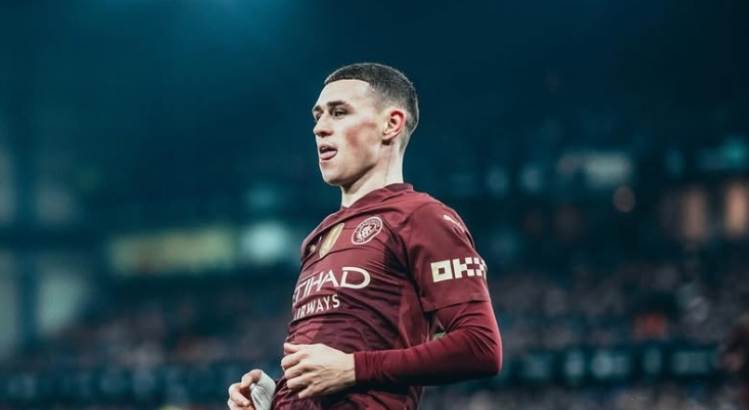 Imagem do jogador Phil Foden comemorando gol pelo Manchester City. Foto: Manchester City/Instagram