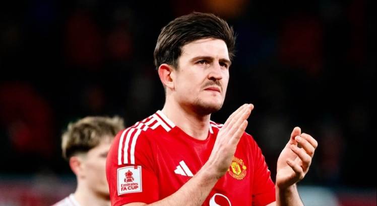 Jogador Harry Maguire -comemorando gol pelo Manchester United. Foto: Manchester United/Instagram