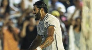 Imagem de Hulk em comemoração de gol pelo Atlético-MG. Foto: Instagram/Atlético-MG