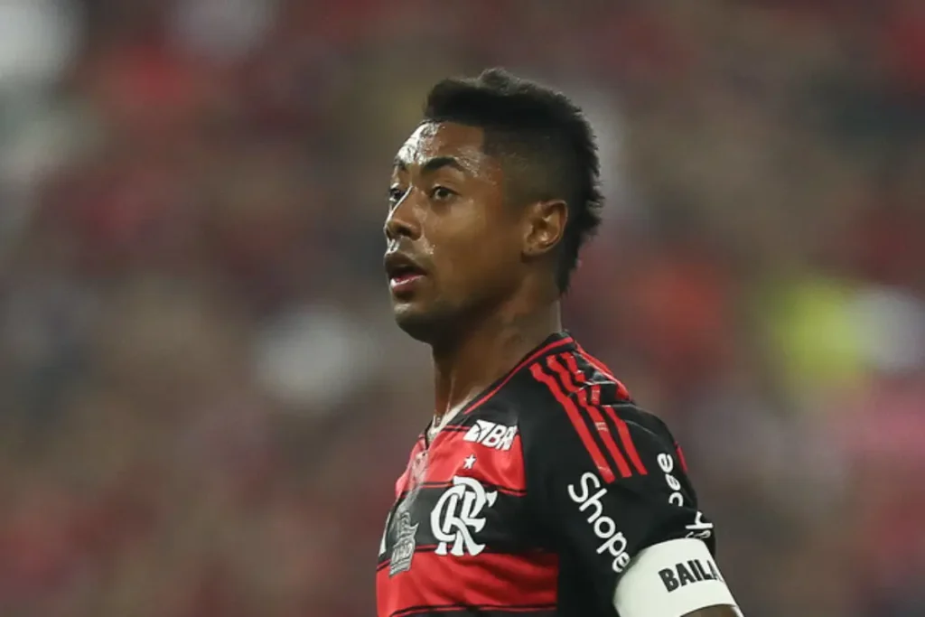 Jogador Bruno Henrique em ação pelo Flamengo. Foto: Gilvan de Souza/Flamengo