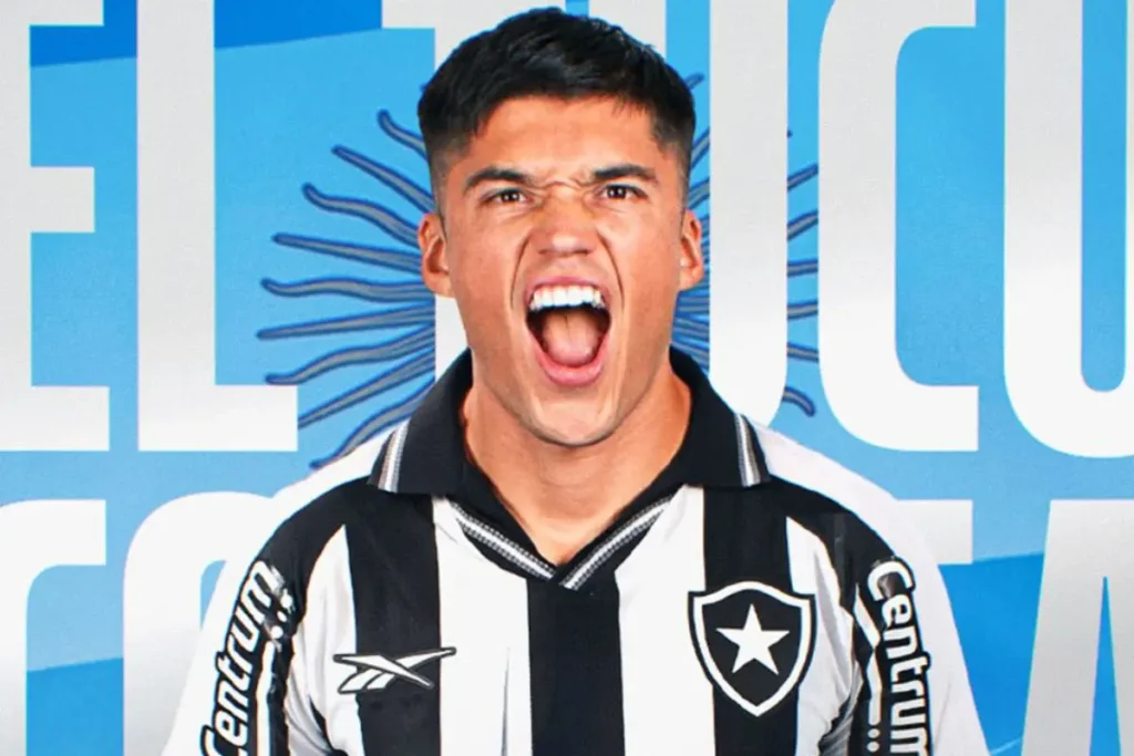 Imagem de divulgação do jogador Joaquín Correa pelo Botafogo. Foto: Botafogo/Instagram