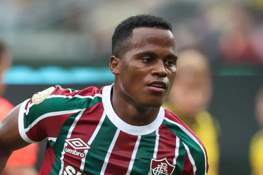 Imagem do jogador John Arias em ação pelo Fluminense. Foto: Marcelo Gonçalves / Fluminense F.C.