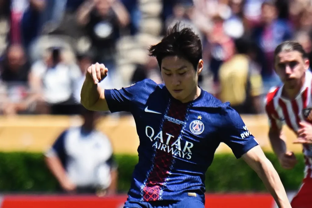 Jogador Kang In Lee em ação pelo PSG. Foto: PSG/Instagram