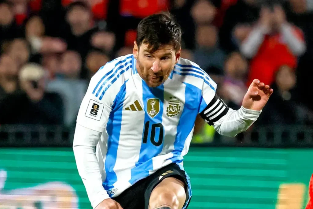 Jogador Lionel Messi em ação pela Argentina. Foto: Seleção da Argentina/Instagram