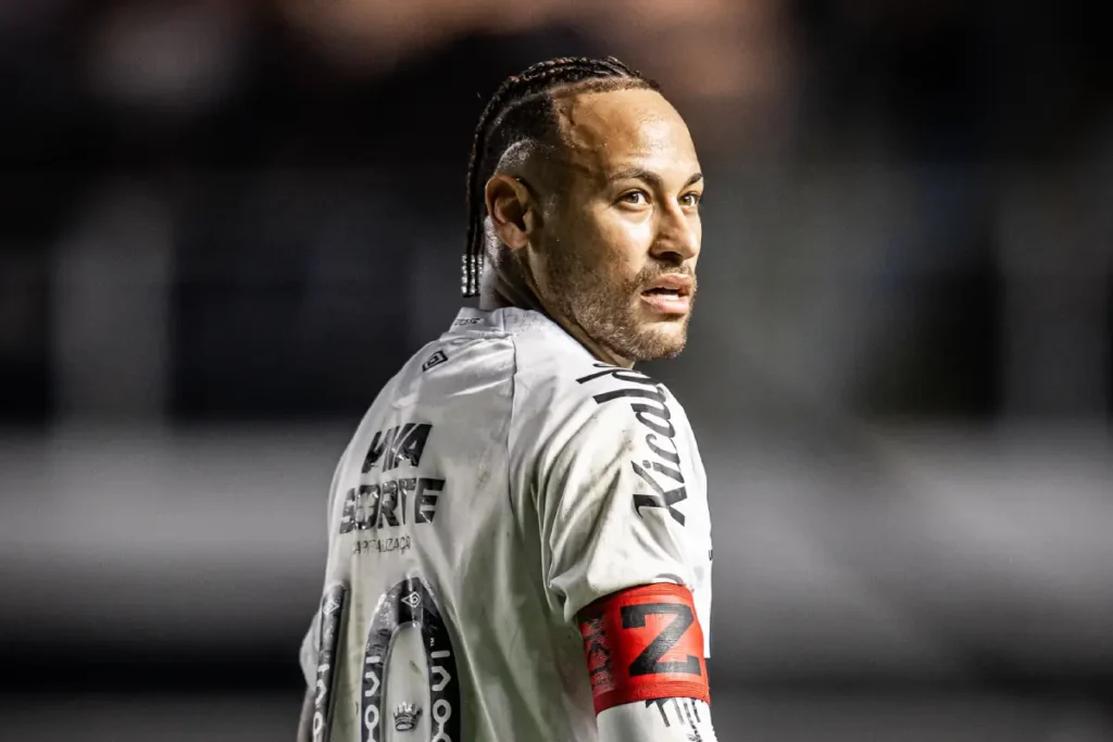 Imagem do jogador Neymar, em ação pelo Santos. Foto: Raul Baretta/Santos FC