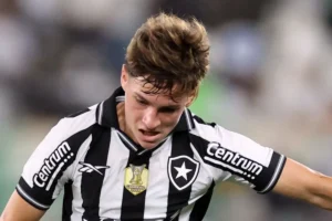 Imagem do jogador Álvaro Montoro em ação pelo Botafogo. Foto: Vitor Silva/Botafogo