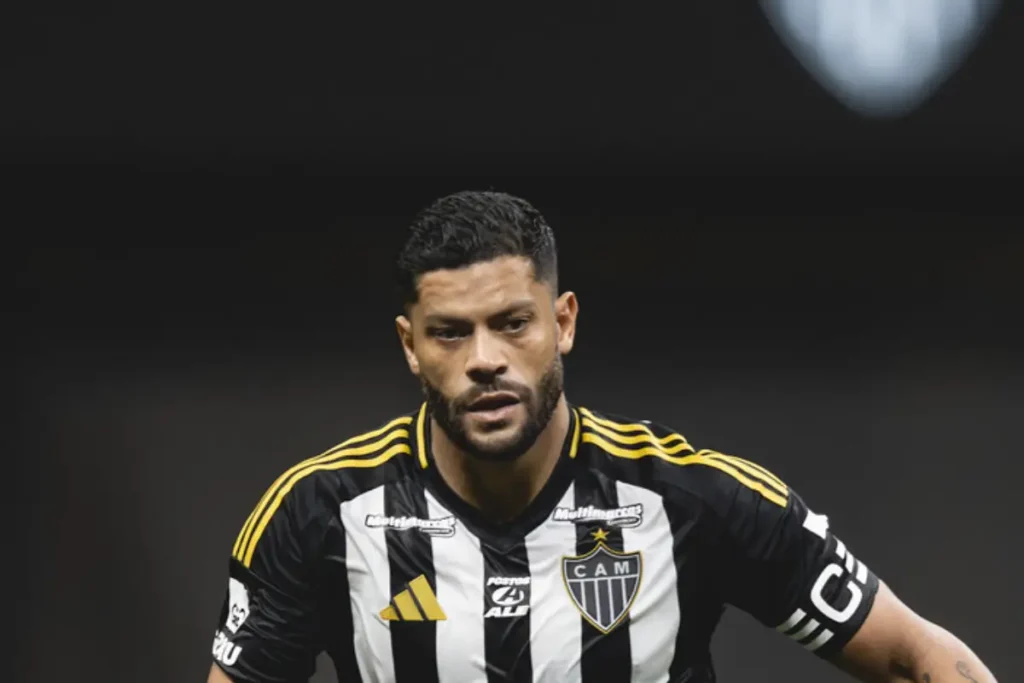 Imagem do jogador Hulk em ação pelo Atlético‑MG. Foto: Pedro Souza / Atlético