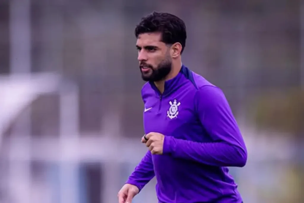 Imagem do jogador Yuri Alberto em treino pelo Corinthians. Foto: Rodrigo Coca/Corinthians