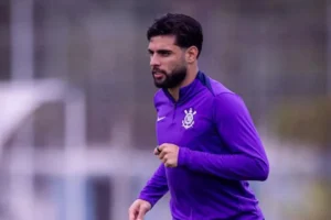 Imagem do jogador Yuri Alberto em treino pelo Corinthians. Foto: Rodrigo Coca/Corinthians