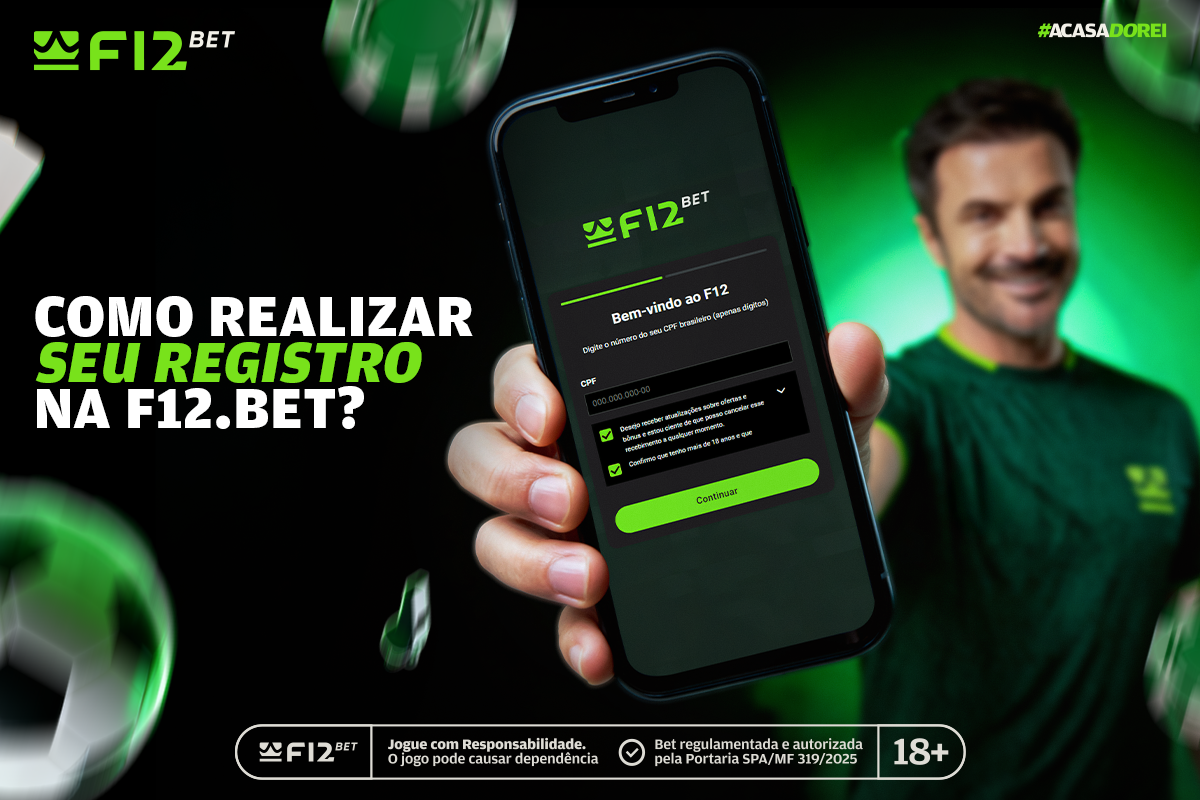 Saiba como realizar seu registro na F12.Bet